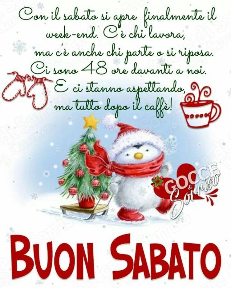 Buon Sabato Gennaio Frasi E Immagini Del Buongiorno Invernale Nel