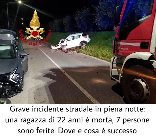 Grave Incidente Nella Provincia Di Arezzo Morta Una Ragazza Di Anni