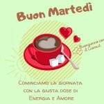 Immagini buongiorno buon Martedì nuove 2022 con il caffè