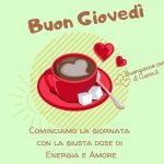 Immagini buongiorno buon giovedì nuove 2022 con il caffè