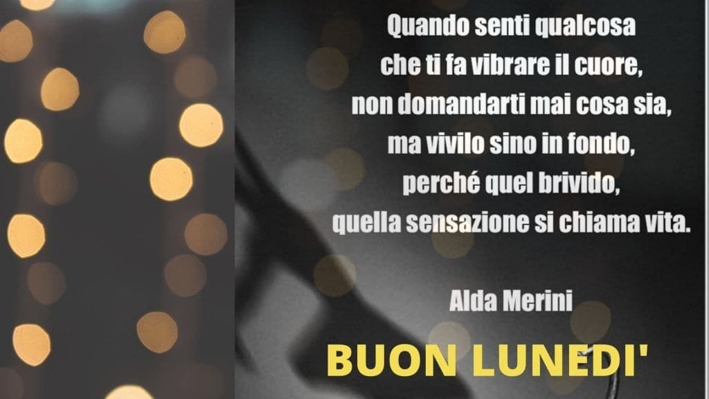 BUON LUNEDI'