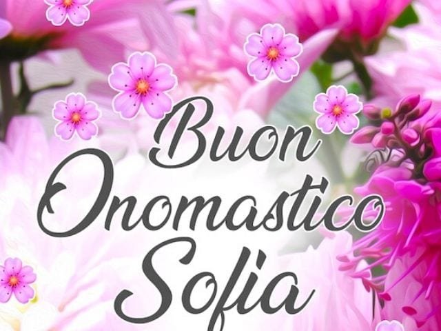 immagini buon onomastico sofia