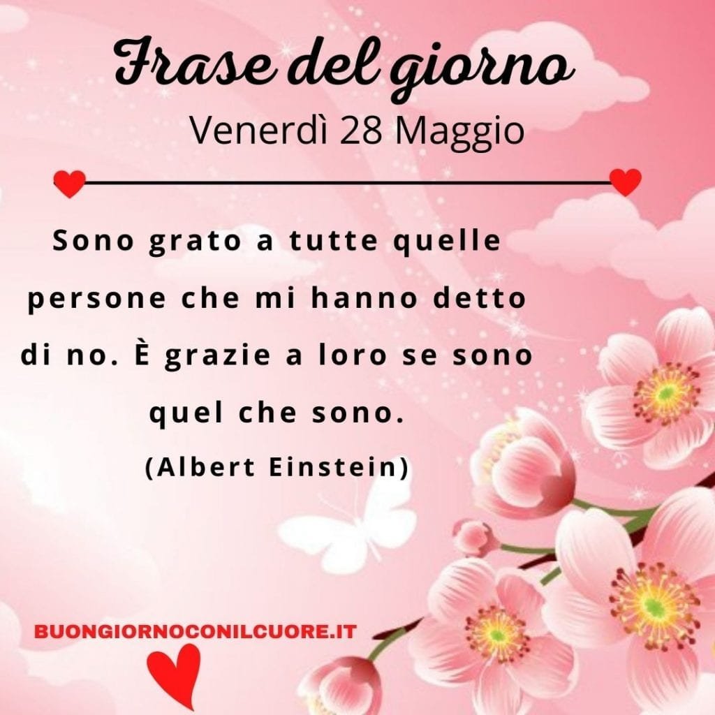 frase del giorno venerdì 28 maggio