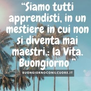 buongiorno immagini estive
