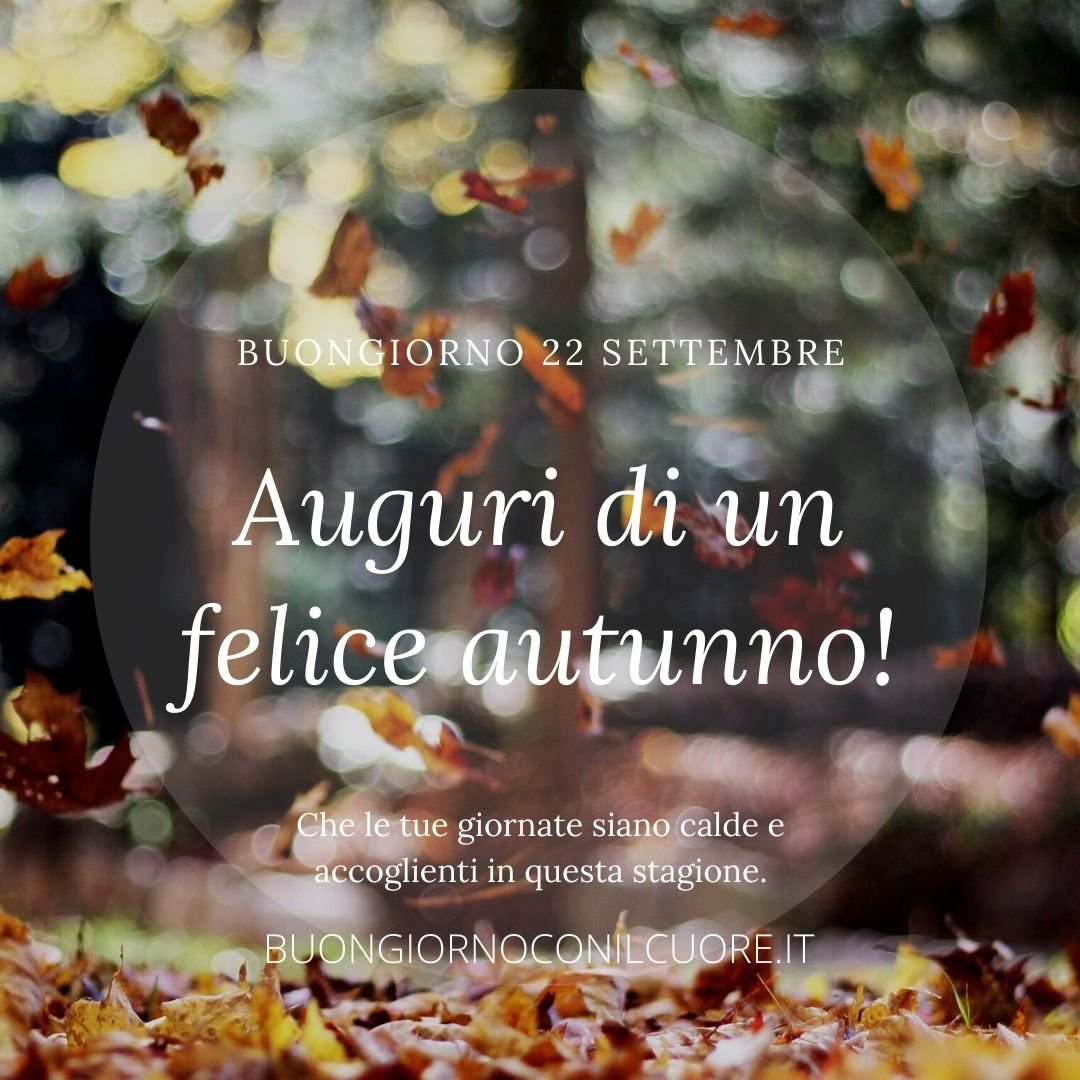 benvenuto autunno arrivederci estate immagini frasi nuove
