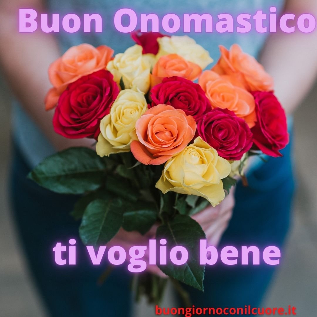 buon onomastico ti voglio bene immagini