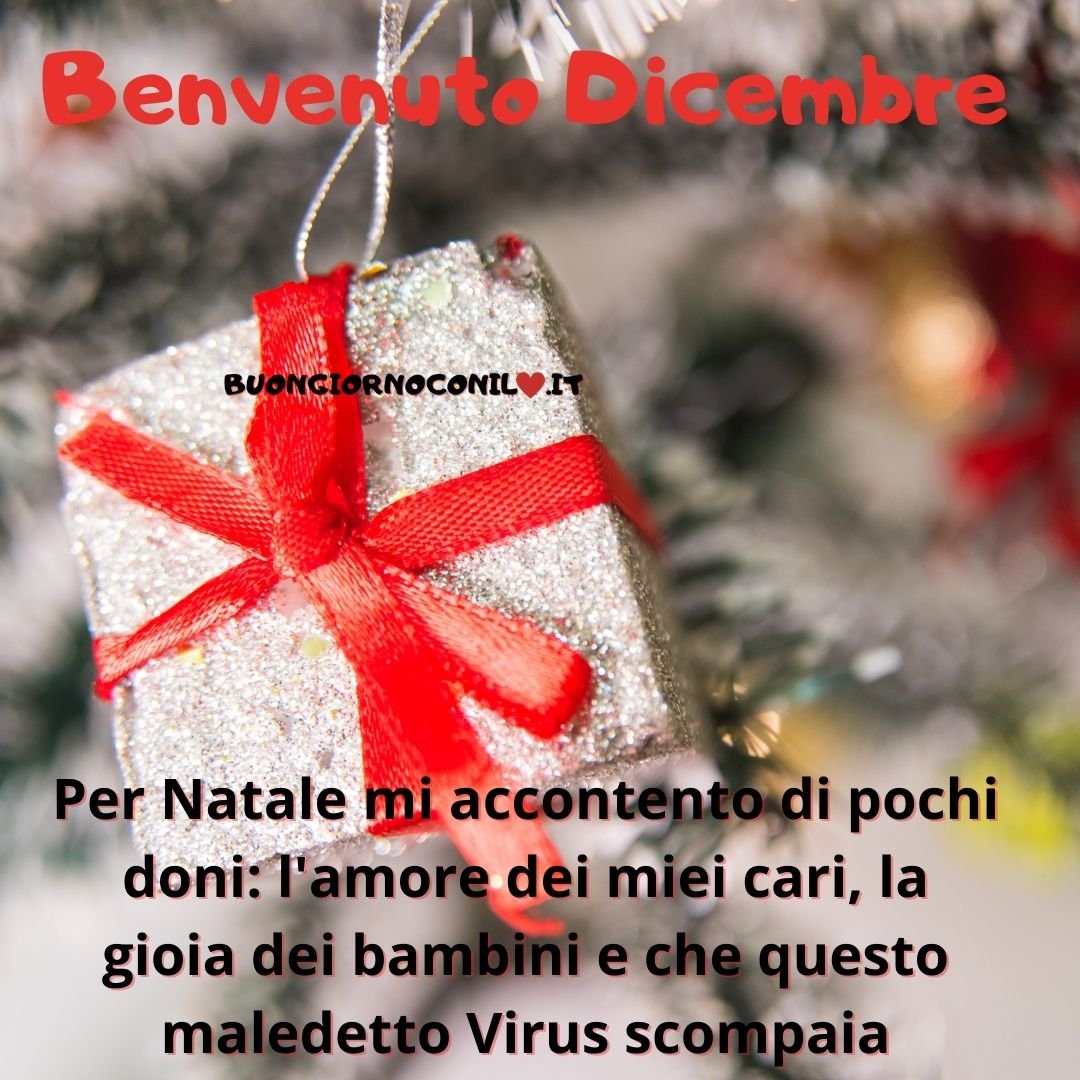 benvenuto dicembre