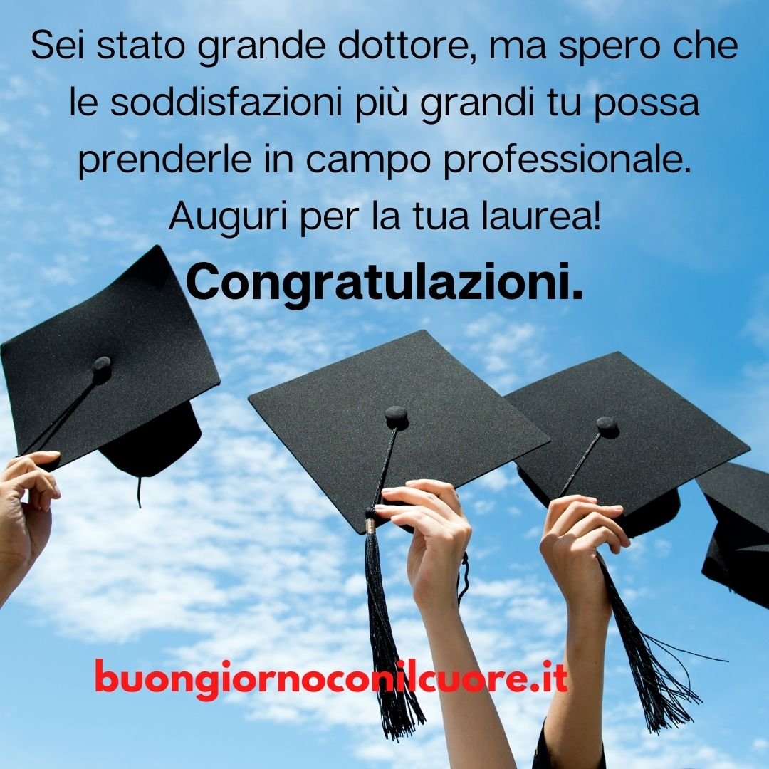 frasi belle auguri laurea