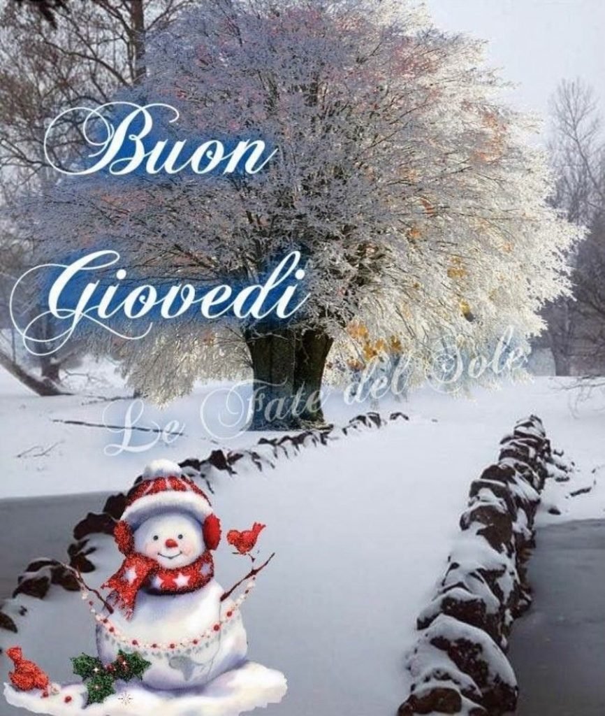 immagini buon giovedì 2022 invernali