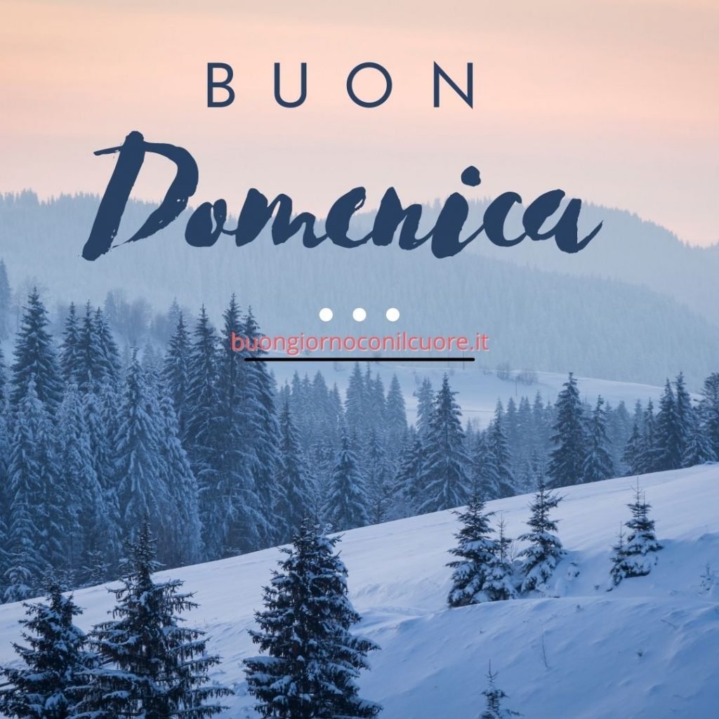 buongiorno invernale domenica 2022