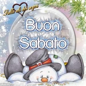 buon sabato immagini invernali 2022