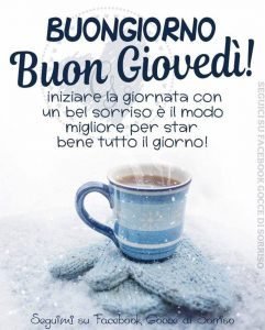 immagini buon giovedì 2022 invernali