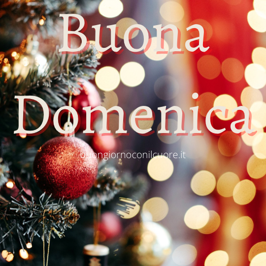 Buona domenica natalizia