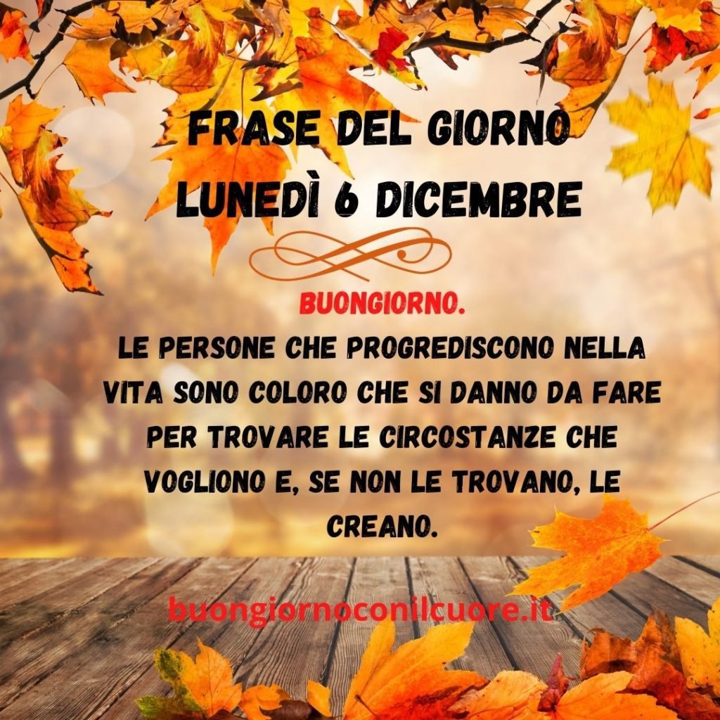 immagine del giorno lunedì 6 dicembre 2021
