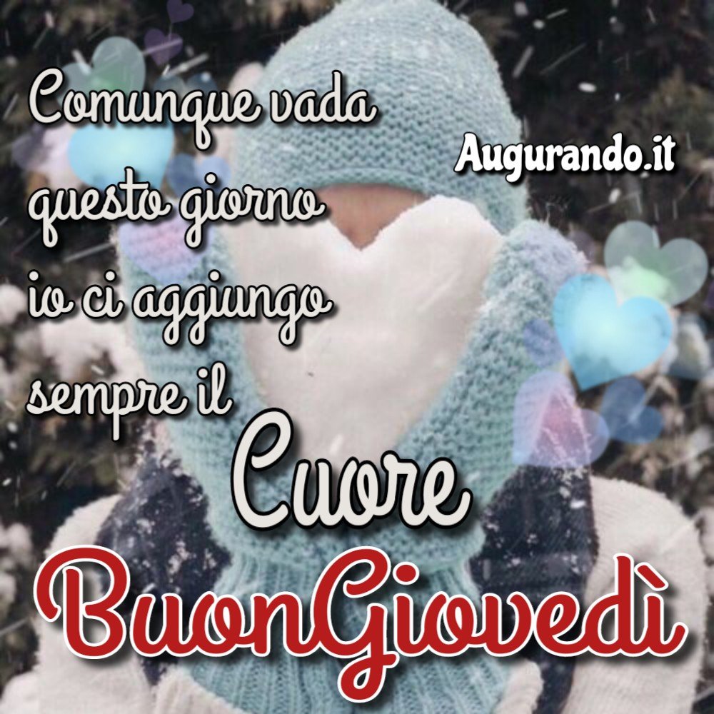 immagini buon giovedì 2022 invernali