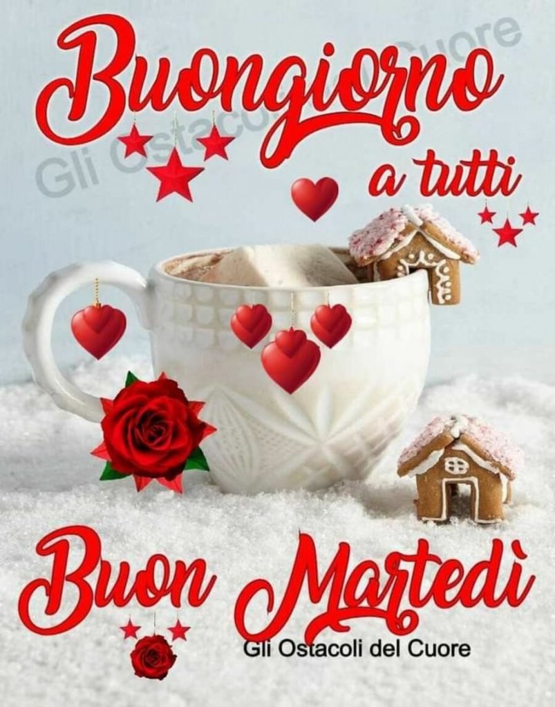 immagini buon martedì invernale