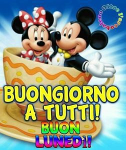 immagini disney buon lunedì 3 Gennaio 2022