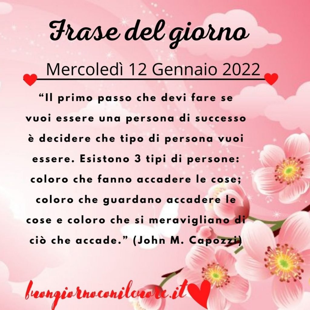 immagine del giorno mercoledì 12 gennaio 2022