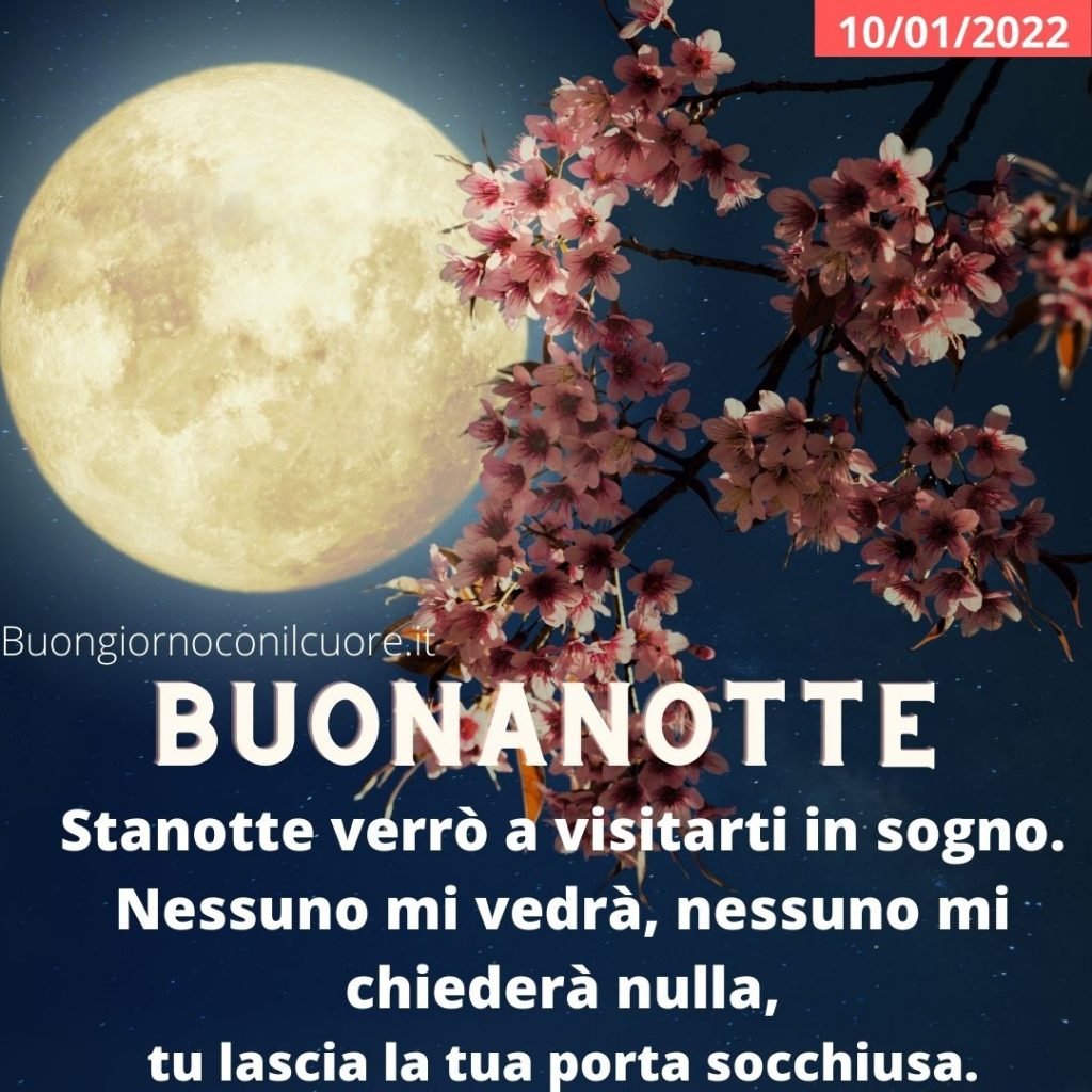immagini buonanotte 10 gennaio 2022