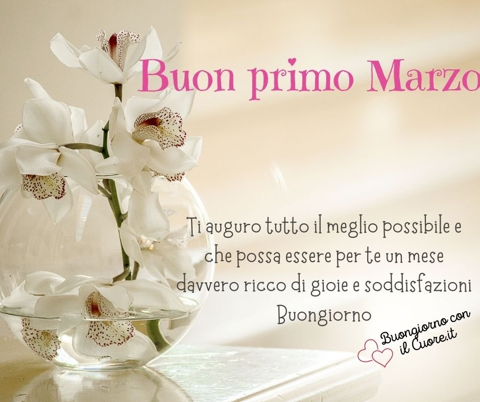 BUON PRIMO MARZO 2022