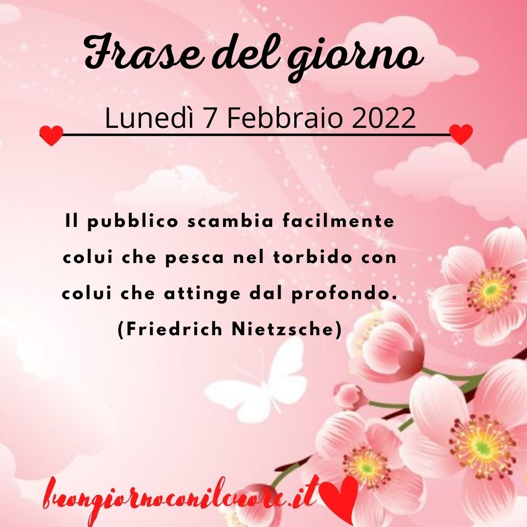 immagine del giorno oggi domani lunedì 7 febbraio 2022