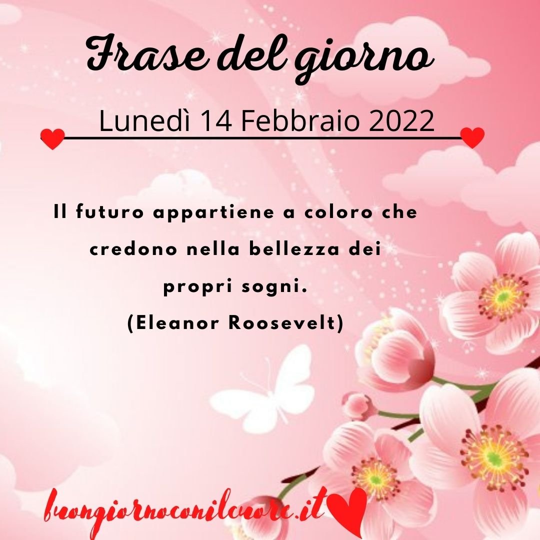 immagine del giorno oggi domani 14 febbraio 2022