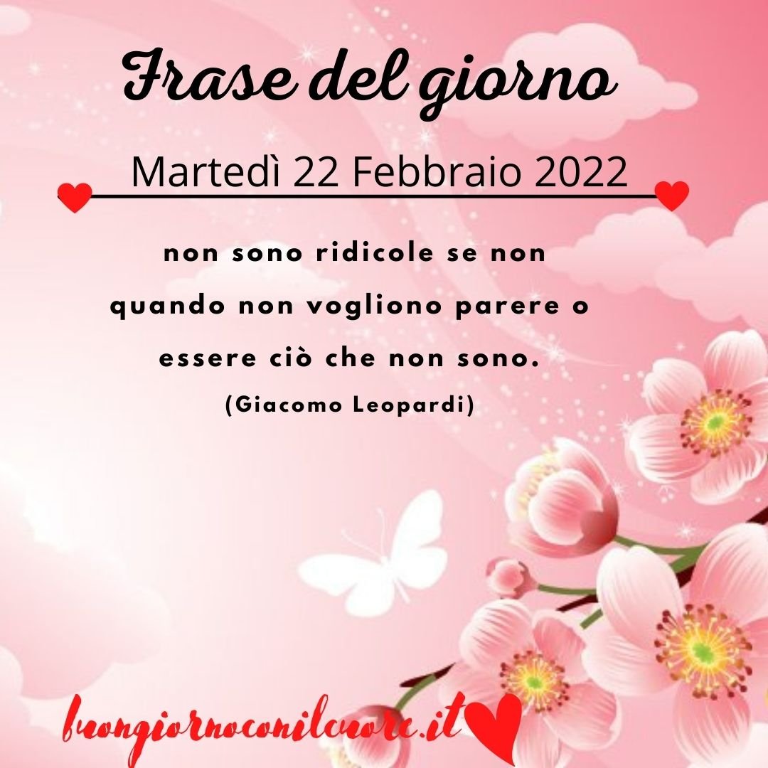 immagine del giorno oggi domani martedì 22 febbraio 2022
