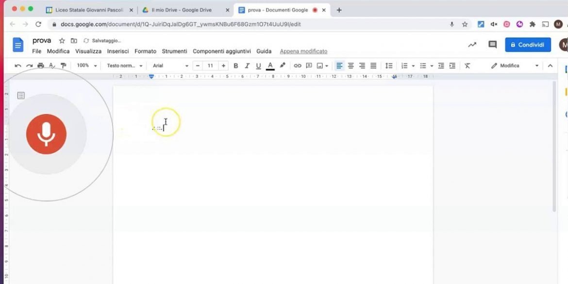 Microfono su Word dove si trova e come funziona