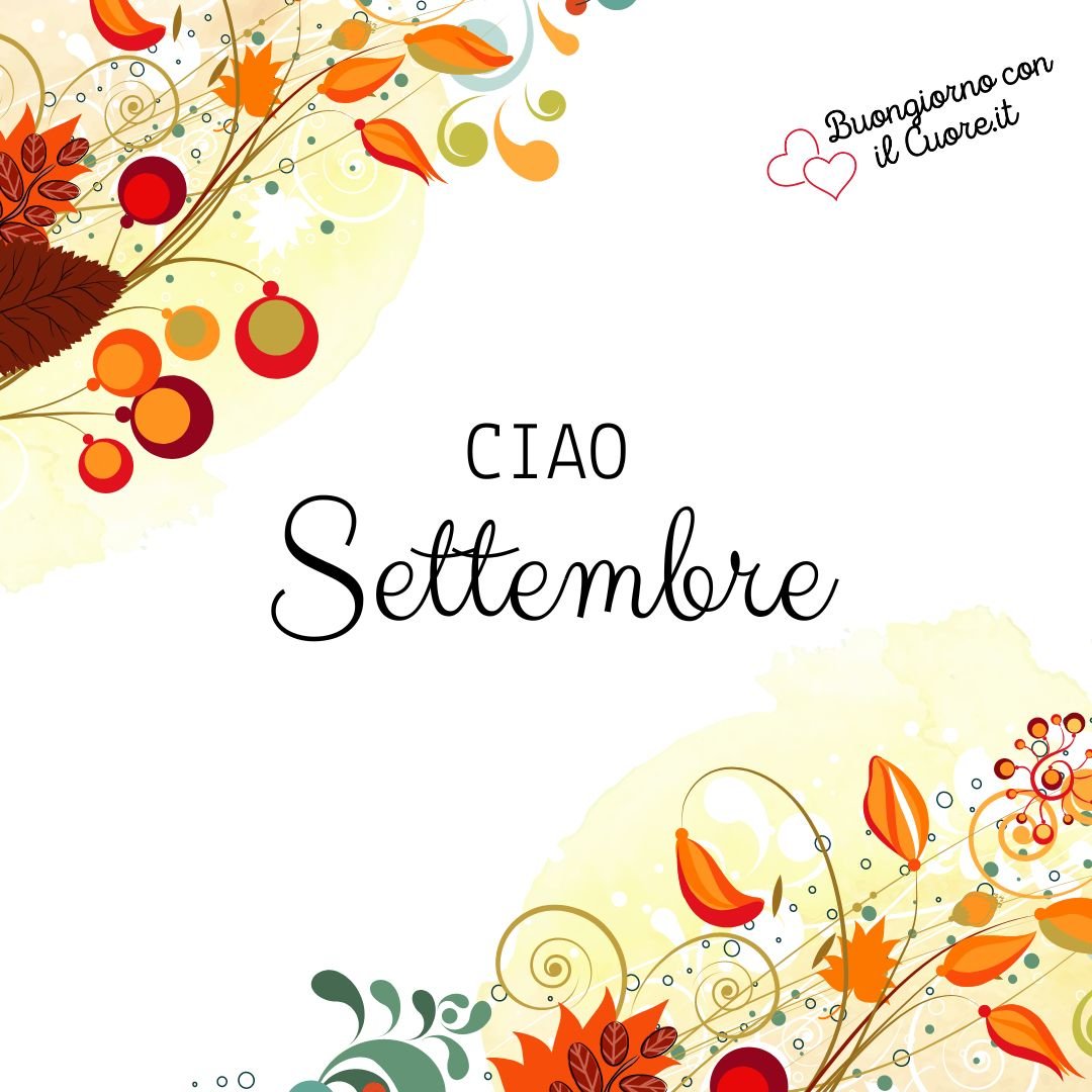 buon inizio settembre