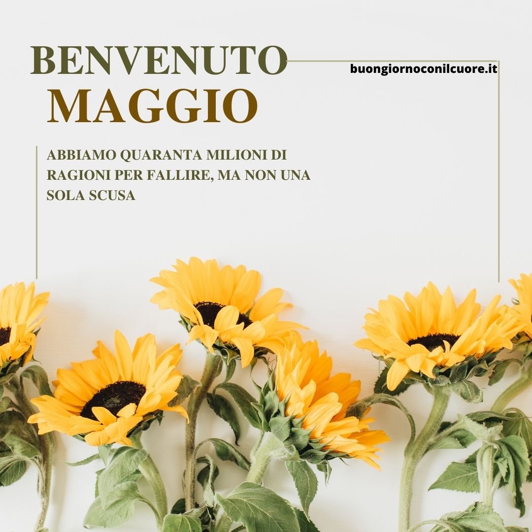 arrivederci aprile e benvenuto maggio 2023