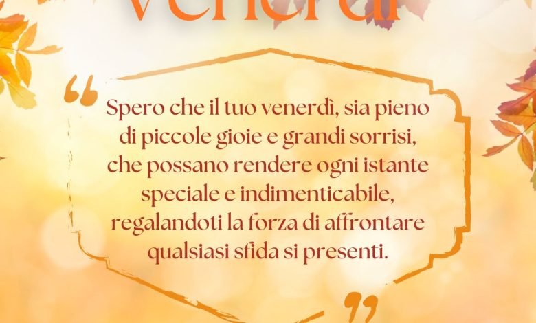 Buongiorno 11 ottobre