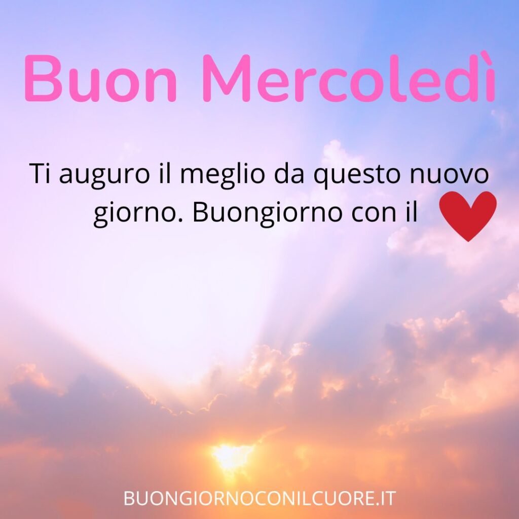 buon mercoledì immagini nuove