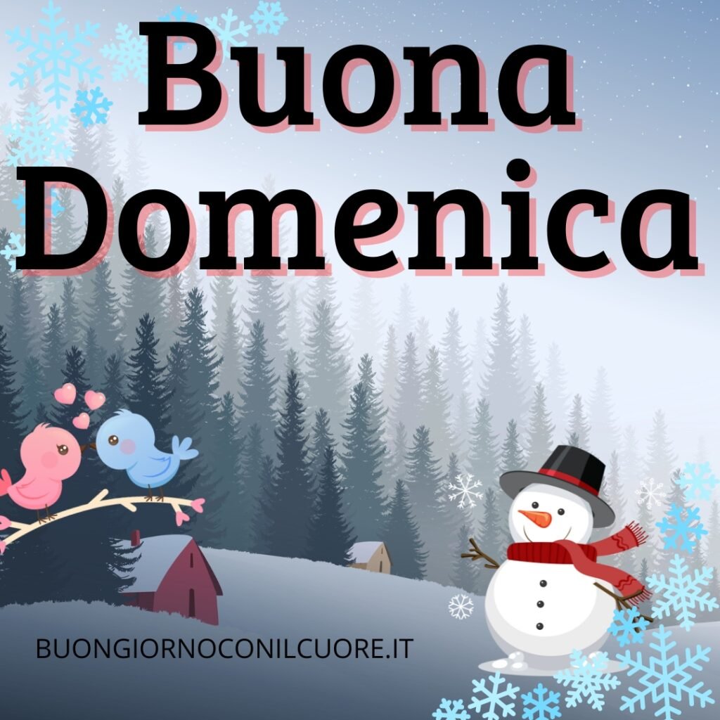 Buongiorno 12 Gennaio