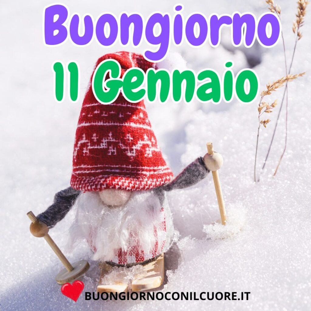 buongiorno 11 gennaio